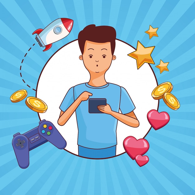 Adolescentes y juegos para smartphone.