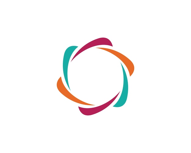 Adopción y atención comunitaria Icono de vector de plantilla de logotipo