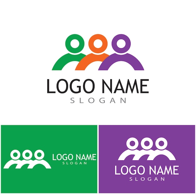 Adopción y cuidado comunitario Logo vector