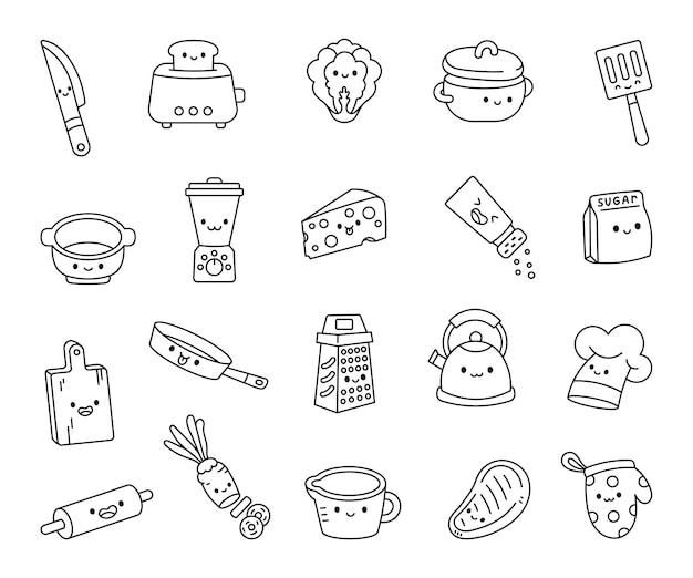 Adorable juego de cocina kawaii