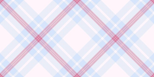 Adorable patrón de cuadros tartan textil de algodón sin costura vector de tela de fondo neto comprobar la textura en colores claros y de nieve