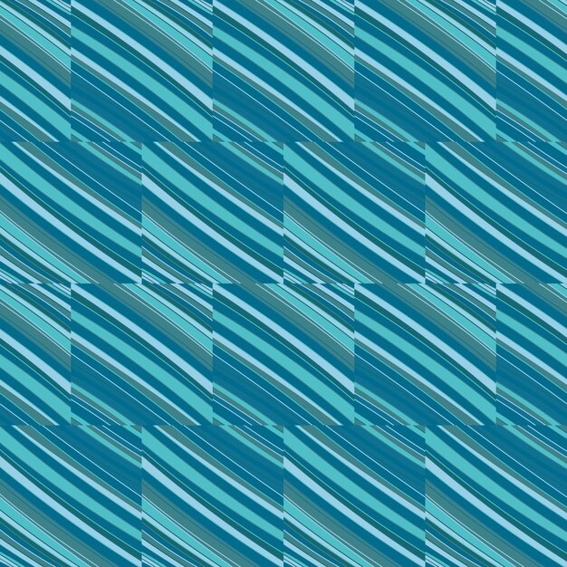 Adorno de azulejo de mosaico de rayas geométricas Líneas de onda vintage decorativas patern sin costuras