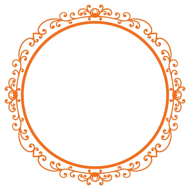 Adorno circular clásico para bodas.