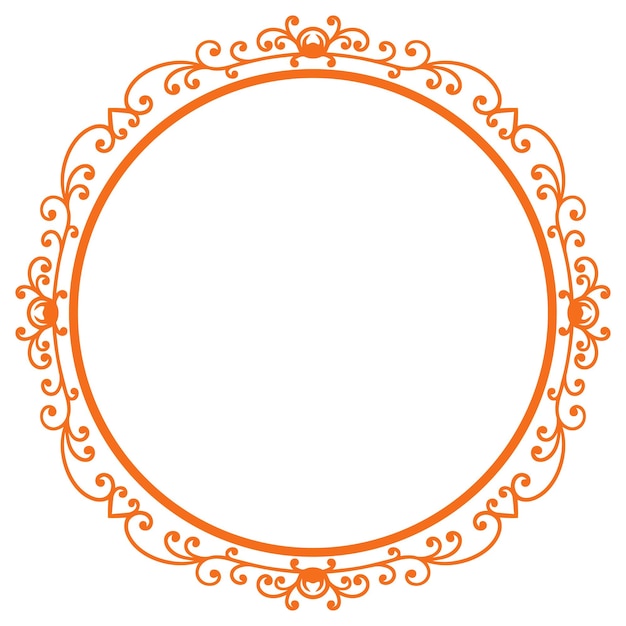 Adorno circular clásico para bodas.