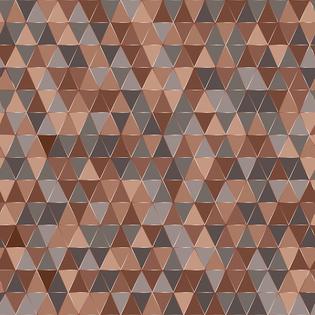 Adorno sin costuras de triángulos Tonos de gris marrón y beige