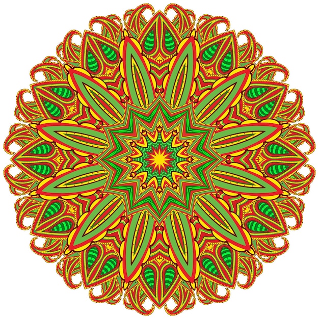 Adorno floral círculo