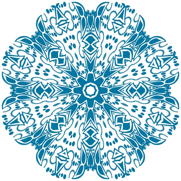 Adorno floral círculo