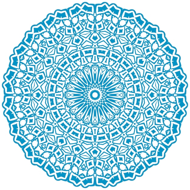 Adorno floral círculo