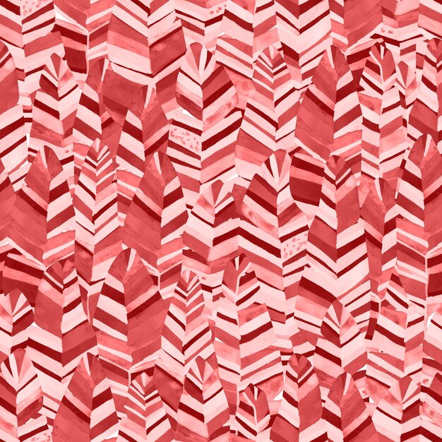 Adorno de fondo de patrón de vector transparente de hojas rayadas para telas, papeles pintados, embalajes y textiles