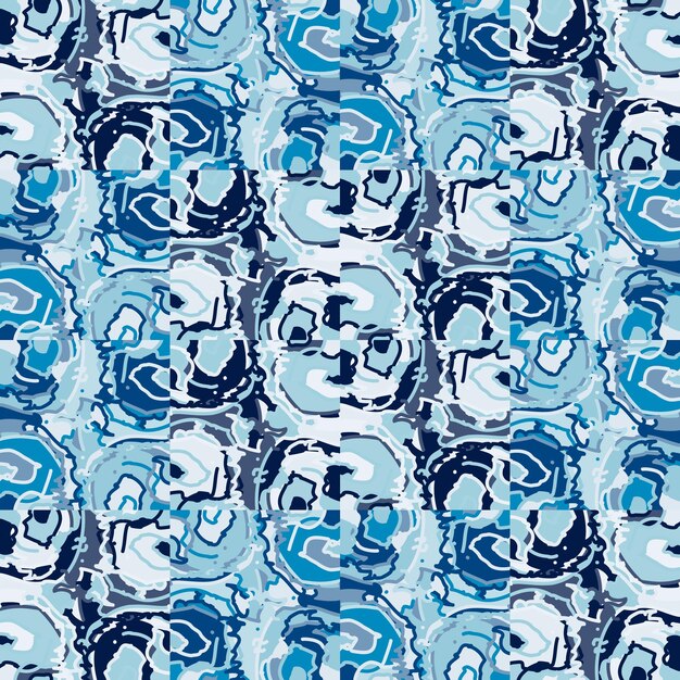 Adorno geométrico de camuflaje creativo Patrón de fondo transparente de camuflaje abstracto