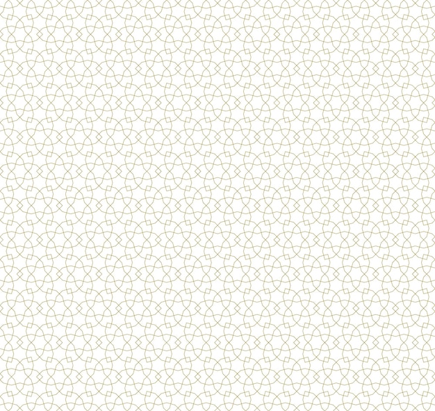 Adorno geométrico sin costuras basado en el arte islámico tradicional. Color marrón. Gran diseño para tela, textil, cubierta, papel de regalo, fondo.