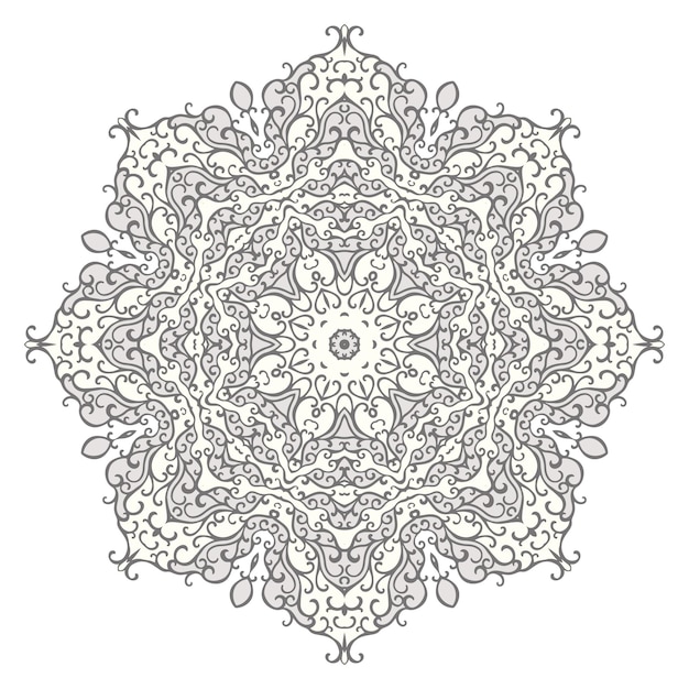 Adorno de mandala de encaje