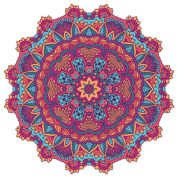 Adorno de paisley floral indio toalla de mandala étnica estampado de yoga