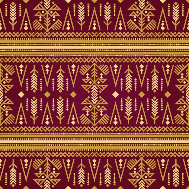 Adorno de patrón de Songket