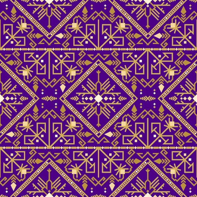 Adorno de patrón de Songket