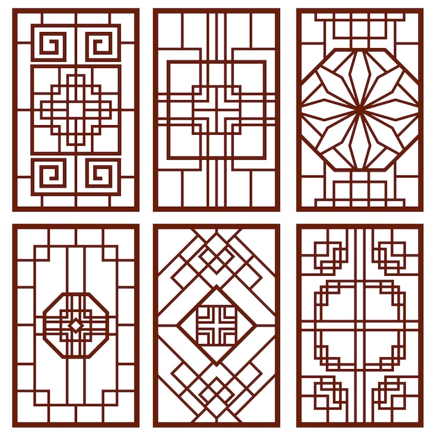 Adorno tradicional coreano para puertas y ventanas