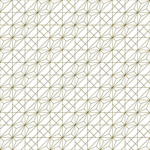 Adorno tradicional japonés sin costuras Líneas de color KumikoGolden