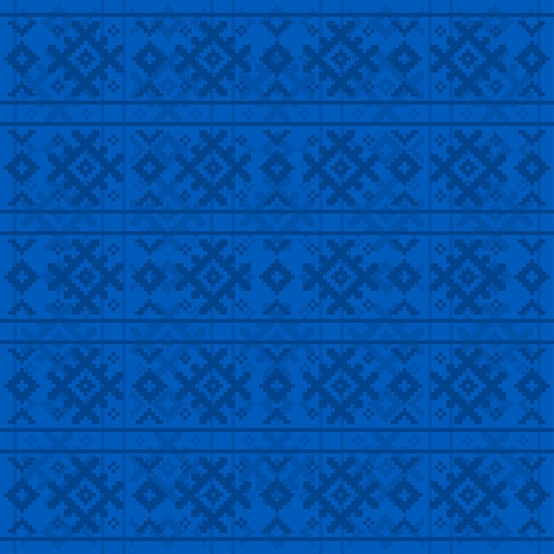 Adorno Ucrania fondo azul