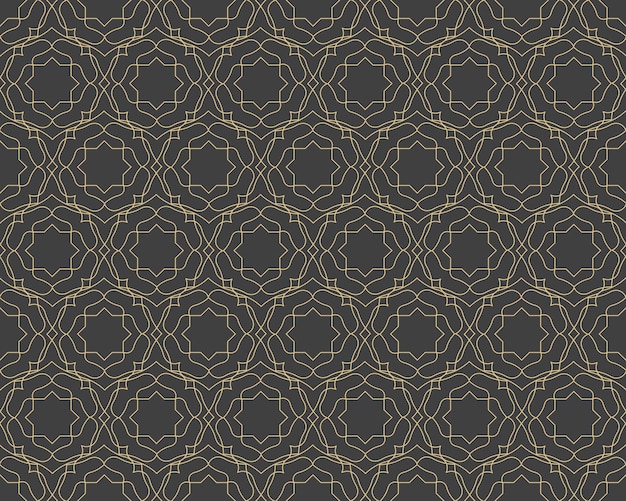 Adornos árabes. Patrones, fondos y fondos de pantalla para su diseño. Adorno textil. Ilustración vectorial.