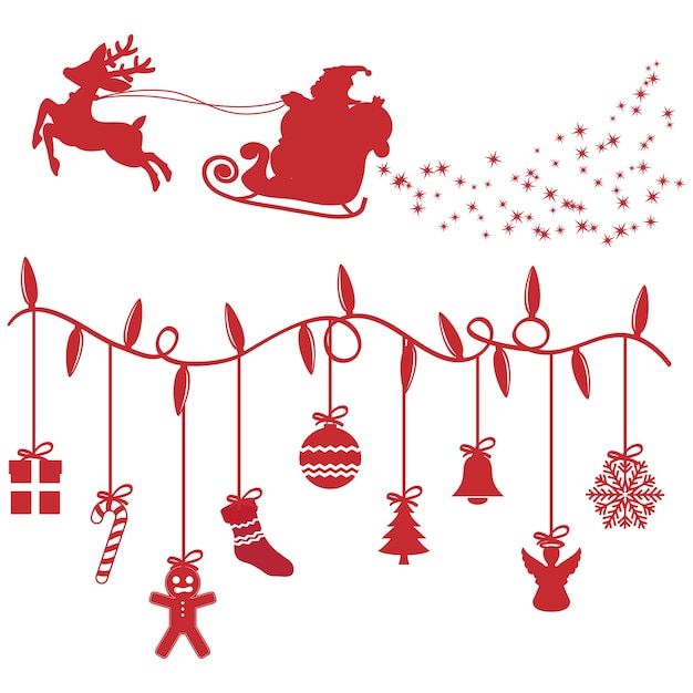 Adornos navideños Shillouette