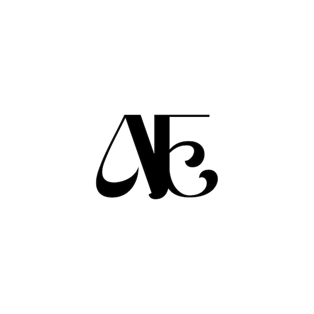 AE monograma logotipo diseño carta texto nombre símbolo monocromo logotipo alfabeto carácter simple logotipo