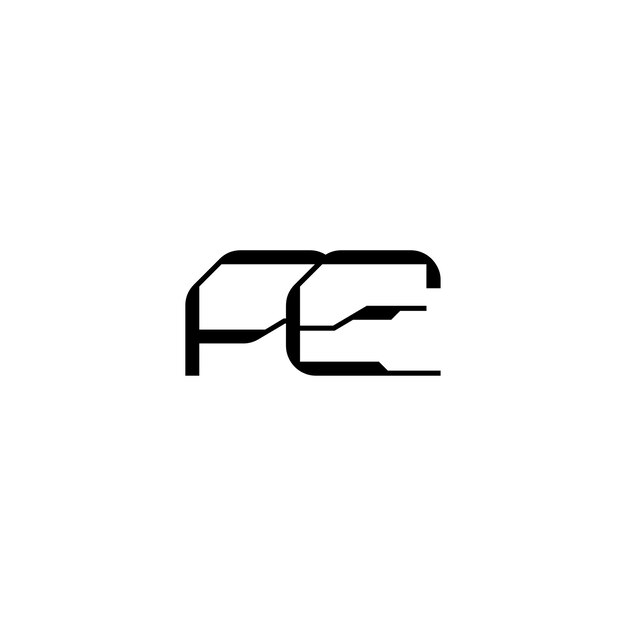AE monograma logotipo diseño carta texto nombre símbolo monocromo logotipo alfabeto carácter simple logotipo