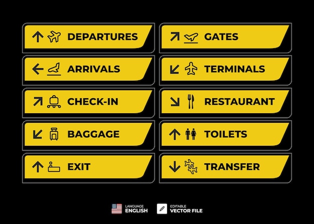 aeropuerto signo