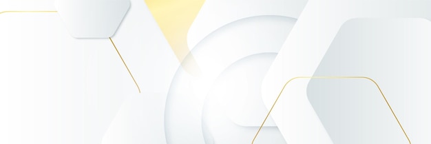 Afiche abstracto de fondo gris y dorado con red de tecnología de ondas dinámicas Ilustración vectorial