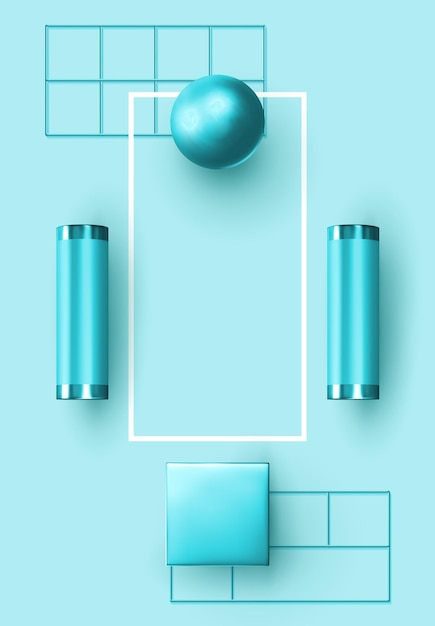 Afiche de diseño creativo, ilustración vectorial de moda de arte minimalista. Fondo abstracto con formas 3d. Patrón con figuras geométricas. Elementos isométricos realistas de diseño. cubierta elegante, folleto.