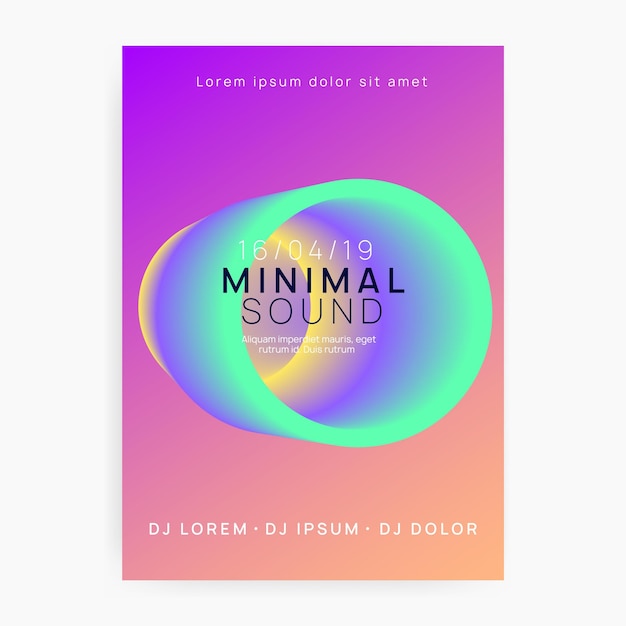 Afiche del festival y volante de música de verano.
