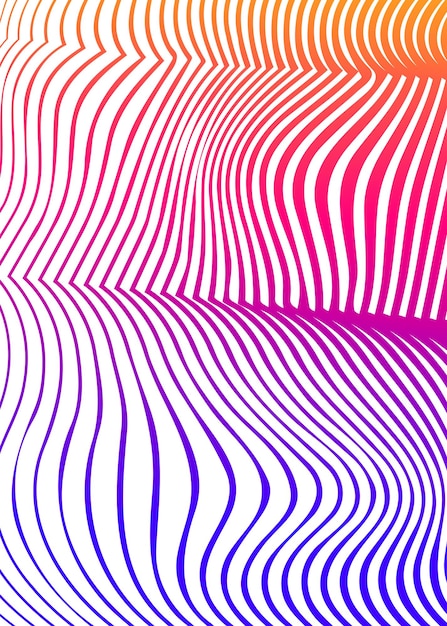 Afiche de flujo colorido moderno Forma de líquido de onda en el color del arco iris refleja el fondo de la llamarada Diseño de arte para su proyecto de diseño Ilustración vectorial EPS10 o diseño de folleto boletín de folleto de bienestar