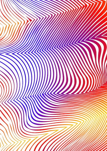 Afiche de flujo colorido moderno Forma de líquido de onda en el color del arco iris refleja el fondo de la llamarada Diseño de arte para su proyecto de diseño Ilustración vectorial EPS10 o diseño de folleto boletín de folleto de bienestar