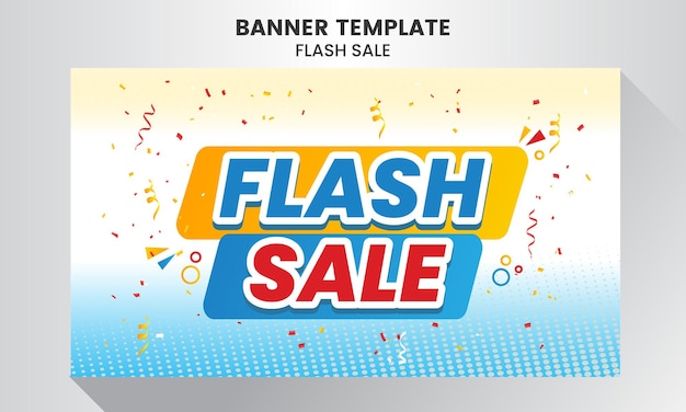 Afiche o pancarta de compras de venta flash con pancarta de texto 3D Campaña o promoción de oferta especial