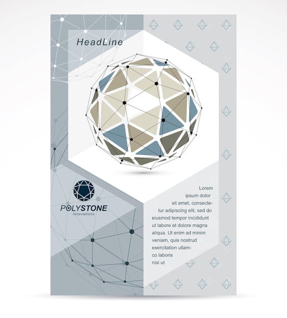 Afiche publicitario de tecnologías de la comunicación. Vector abstracto, forma dimensional isométrica brillante.
