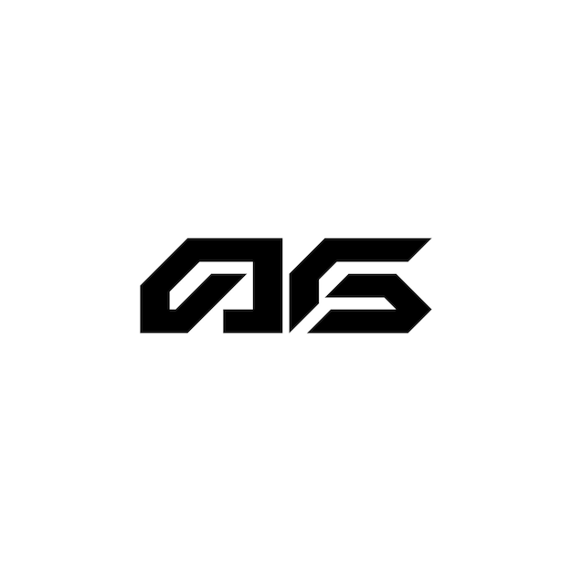 AG Monogram Logo Design letra texto nombre símbolo monocromo logotipo alfabeto carácter simple logo