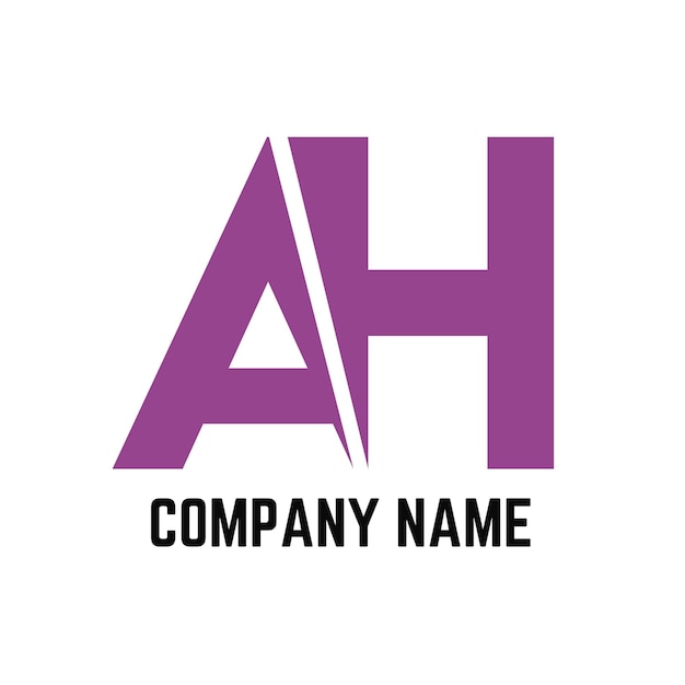 AG plantilla de monograma del logotipo del vector abstracto