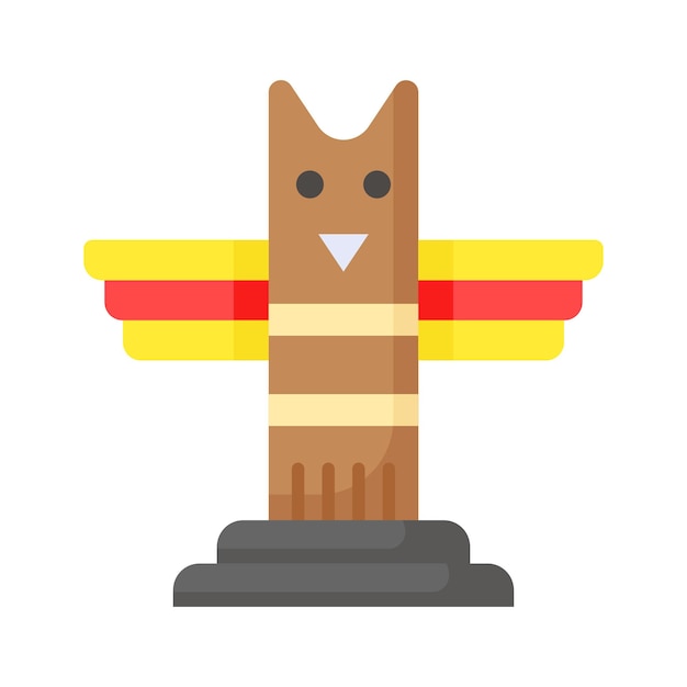 Agarrar este icono de diseño creativo de tótem en el estilo de moda editable vector