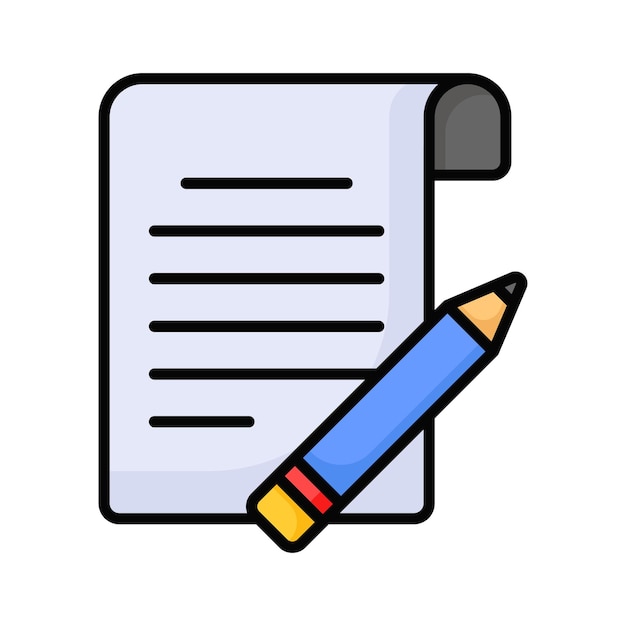 Agarre este hermoso icono diseñado de diseño vectorial de documentos de comunicación de letras