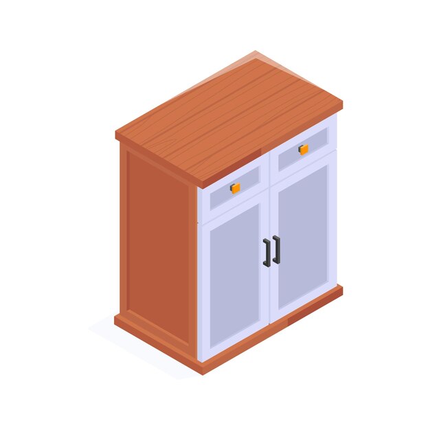 Agarre este increíble icono de gabinete en el estilo de diseño de moda