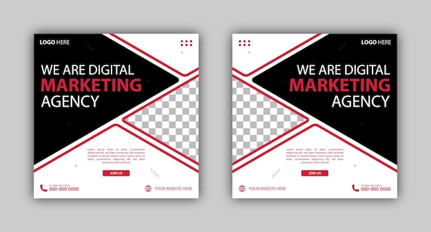 Agencia de marketing digital vectorial y experto en diseño de plantillas de redes sociales
