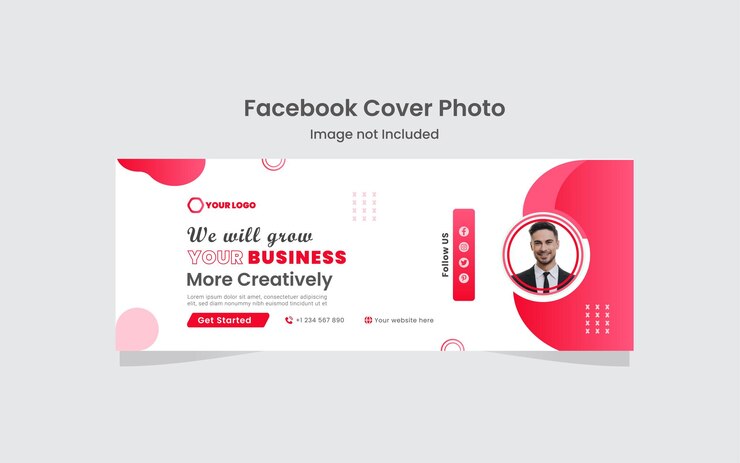 Agencia de negocios creativos Facebook o Linkedin Diseño de portada y banner web redes sociales empresariales cov