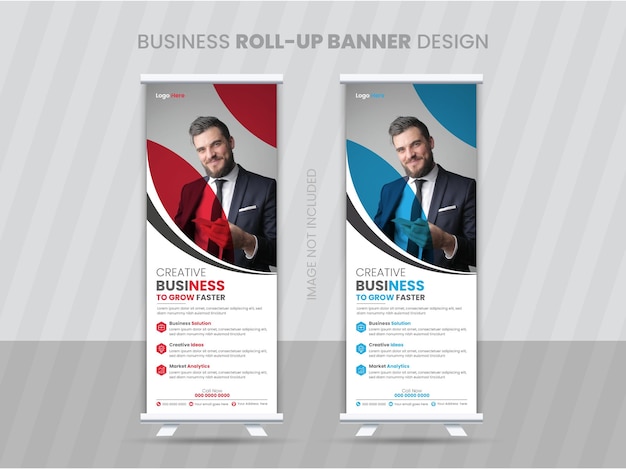 Agencia de negocios creativos y marketing digital desarrolla el diseño de banners o extrae la plantilla de banners