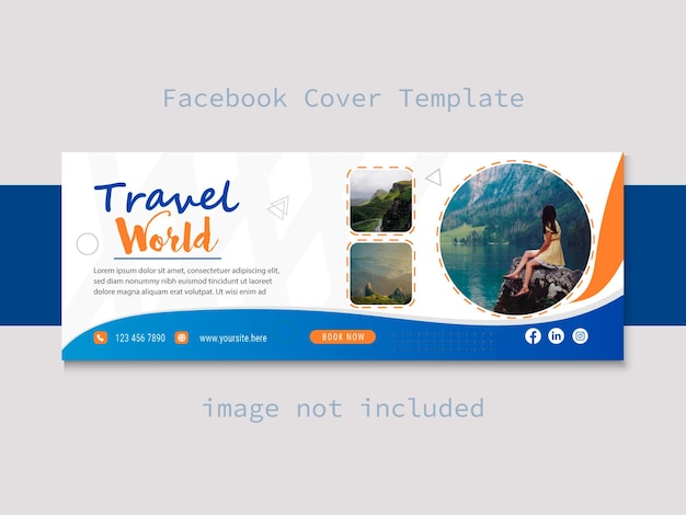 Agencia de viajes tour Publicación de Instagram o plantilla de portada de facebook