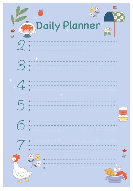 Agenda diaria