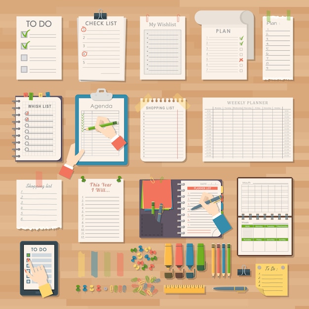 Agenda de notas comerciales