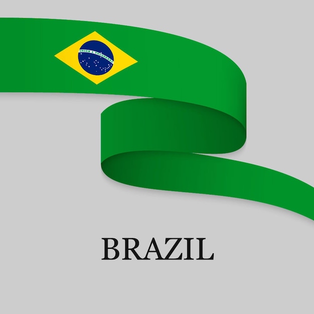 Agitando la cinta o pancarta con bandera