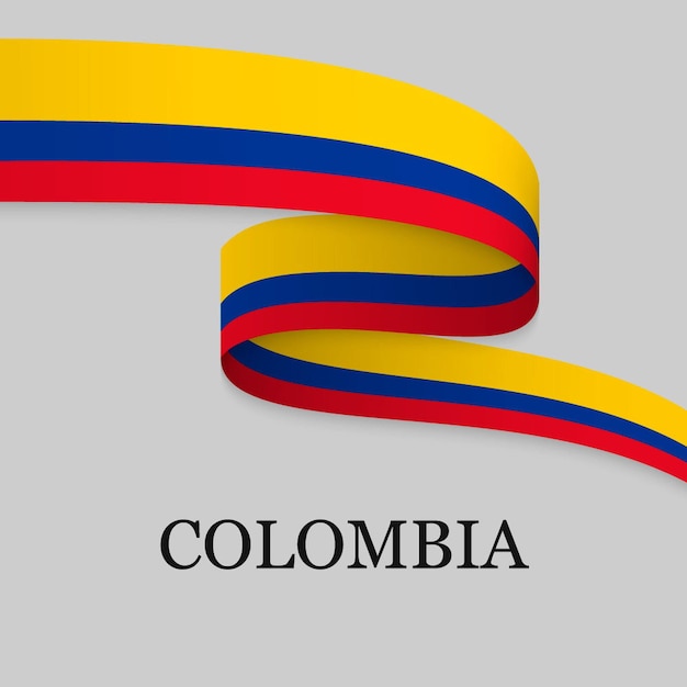 Agitando la cinta o pancarta con bandera