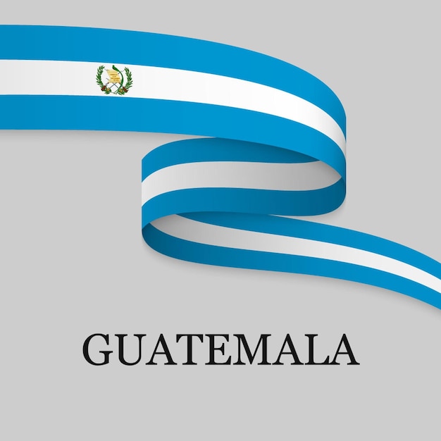 Agitando la cinta o pancarta con bandera