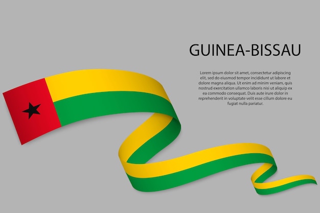 Agitando la cinta o pancarta con bandera