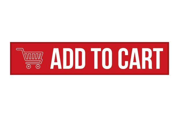 Agregar al icono del carrito de compras Ilustración vectorial del icono del carrito de compras